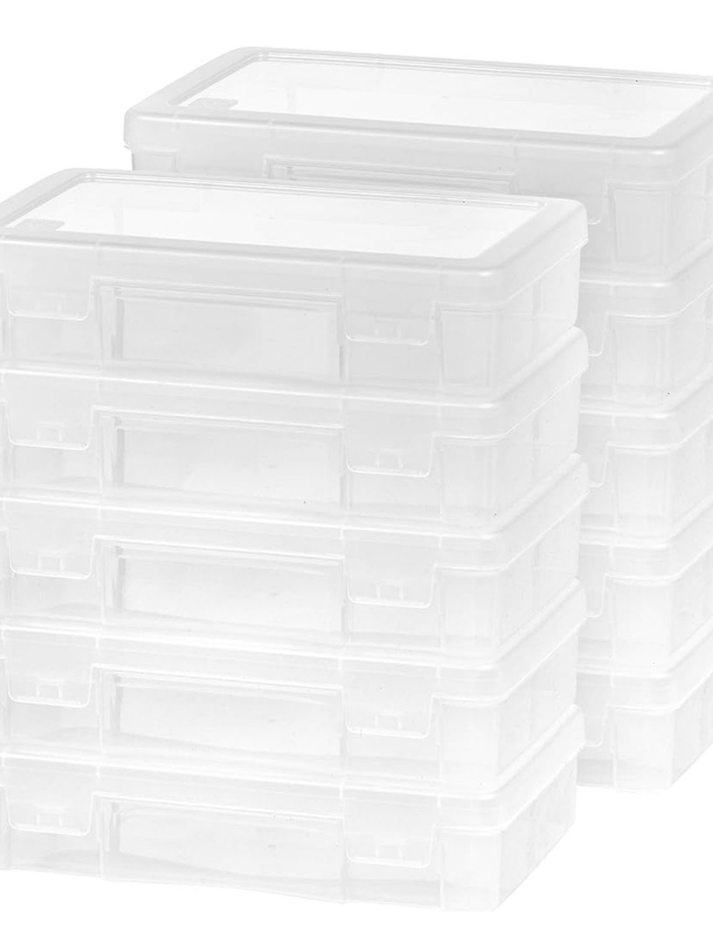 IRIS USA Clear Storage Cases, 10-Pack – Brand New!